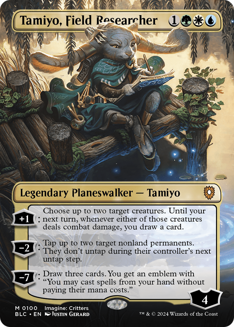 Tamiyo, Field Researcher (Borderless) [Bloomburrow Commander] | Enigma On Main