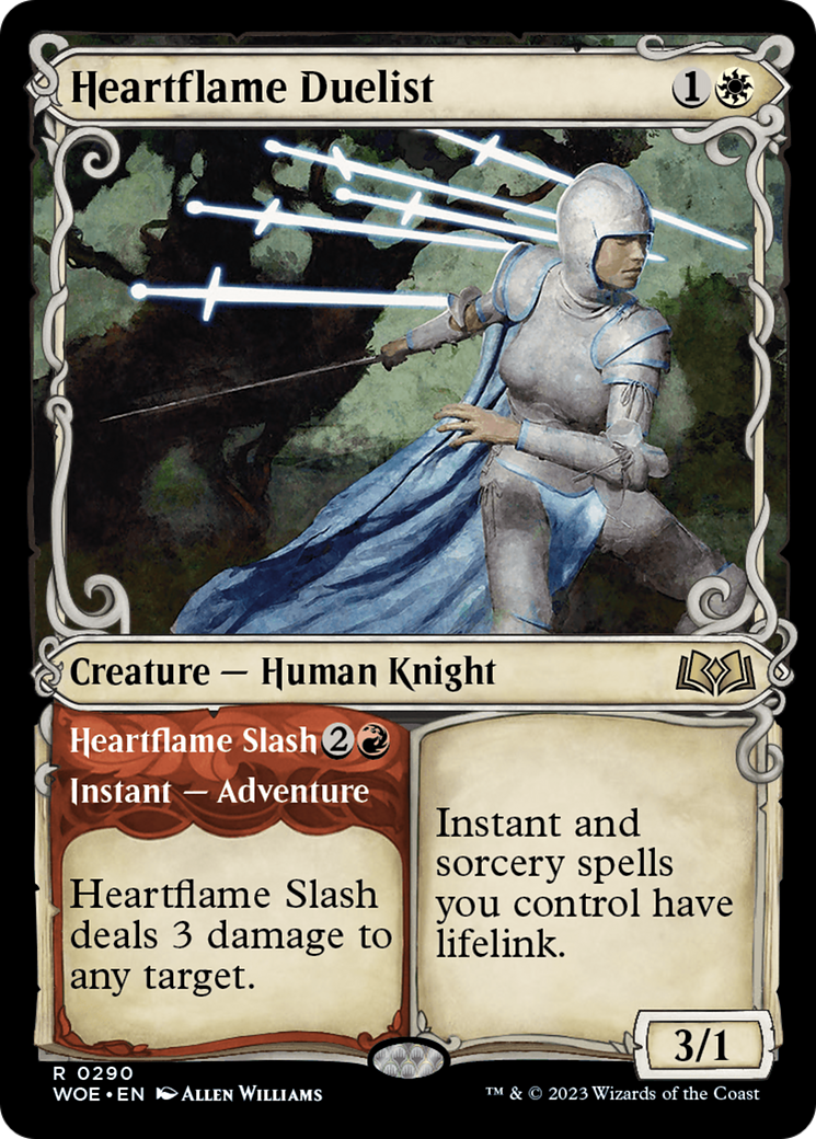 Heartflame Duelist // Heartflame Slash (Showcase) [Wilds of Eldraine] | Enigma On Main