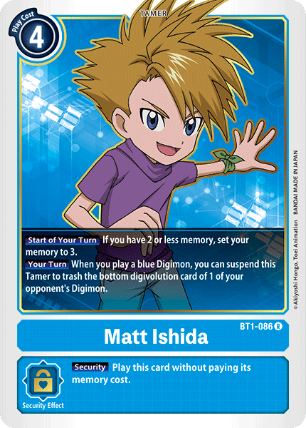 Matt Ishida [BT1-086] [Release Special Booster Ver.1.0] | Enigma On Main