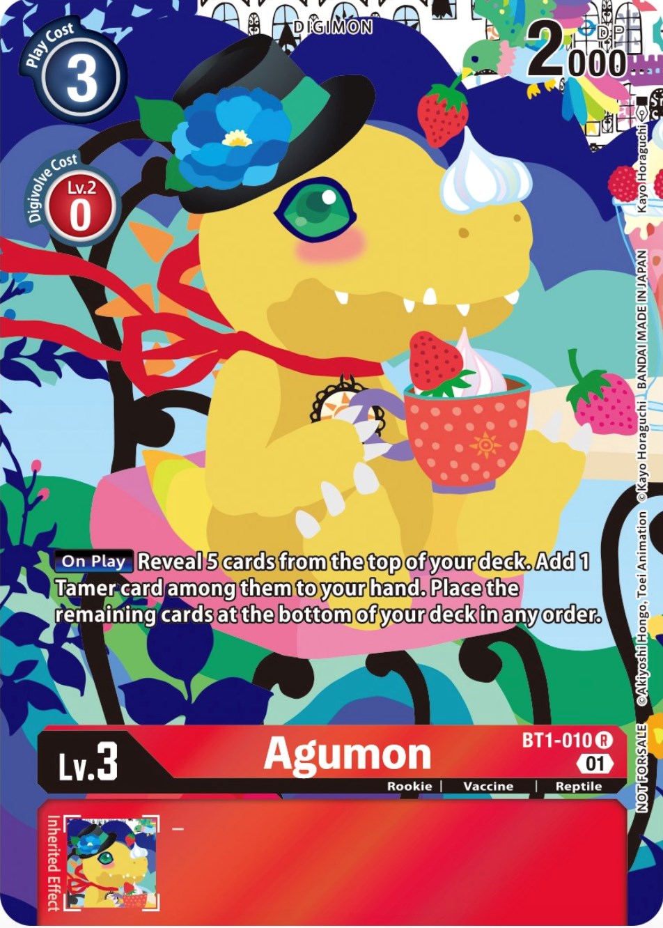 Agumon [BT1-010] (Tamer's Card Set 2 Floral Fun) [Release Special Booster Promos] | Enigma On Main