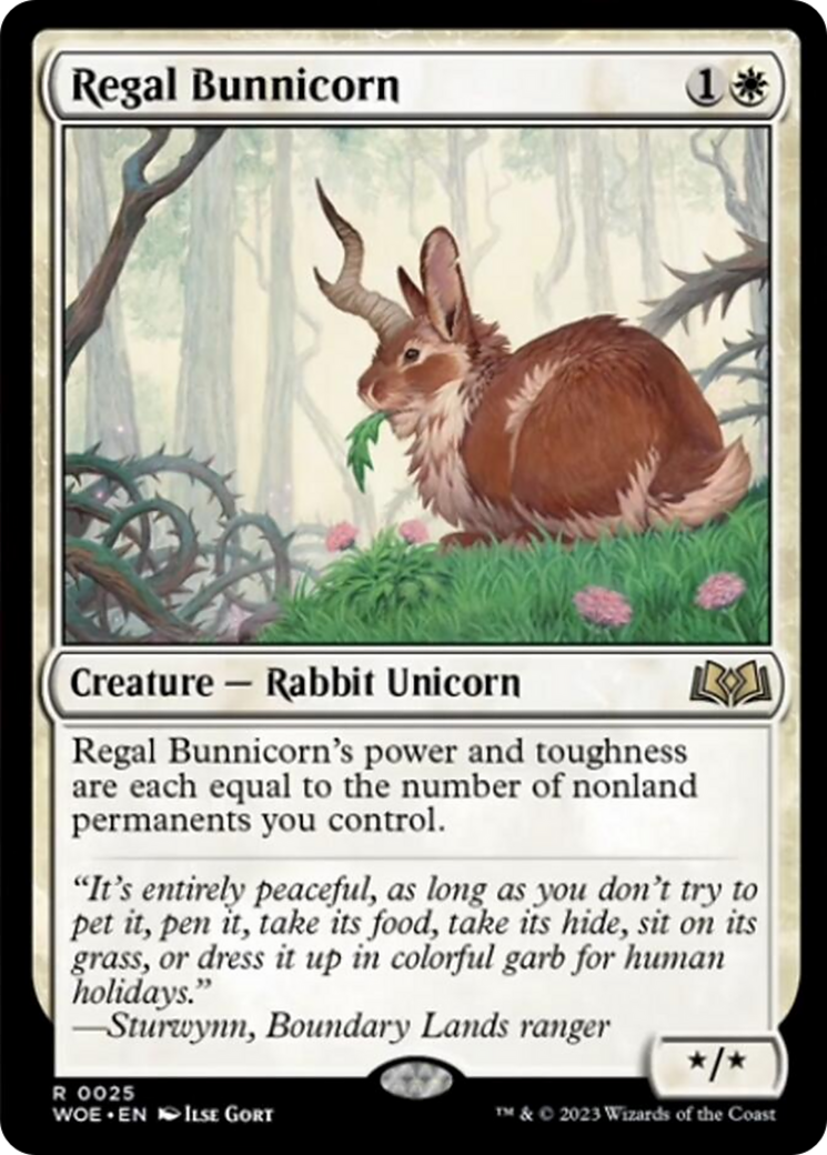 Regal Bunnicorn [Wilds of Eldraine] | Enigma On Main