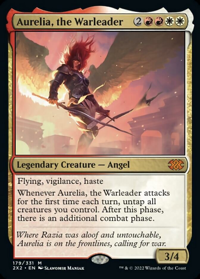 Aurelia, the Warleader [Double Masters 2022] | Enigma On Main