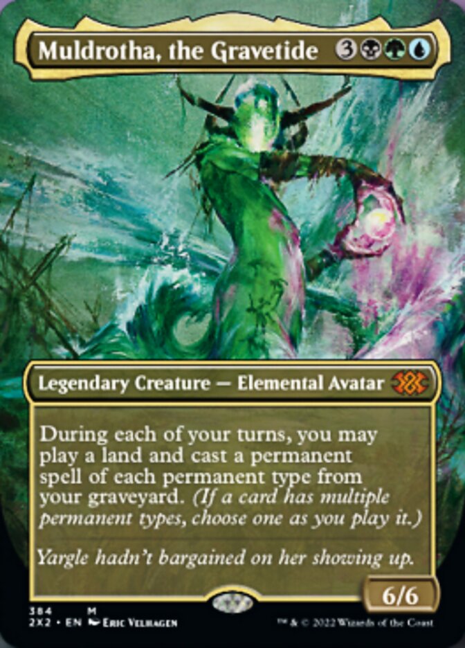 Muldrotha, the Gravetide (Borderless Alternate Art) [Double Masters 2022] | Enigma On Main