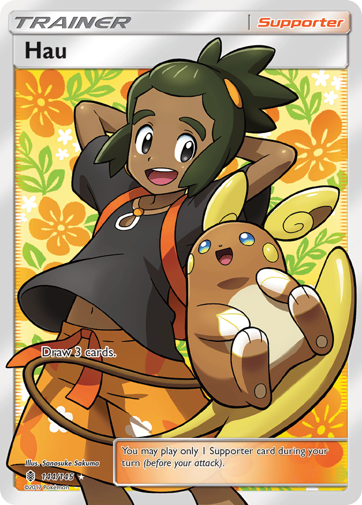 Hau (144/145) [Sun & Moon: Guardians Rising] | Enigma On Main