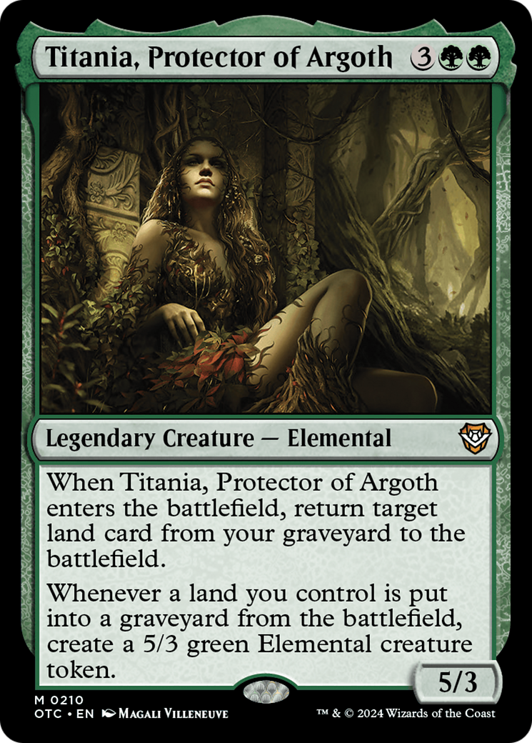 Titania, Protector of Argoth [Outlaws of Thunder Junction Commander] | Enigma On Main