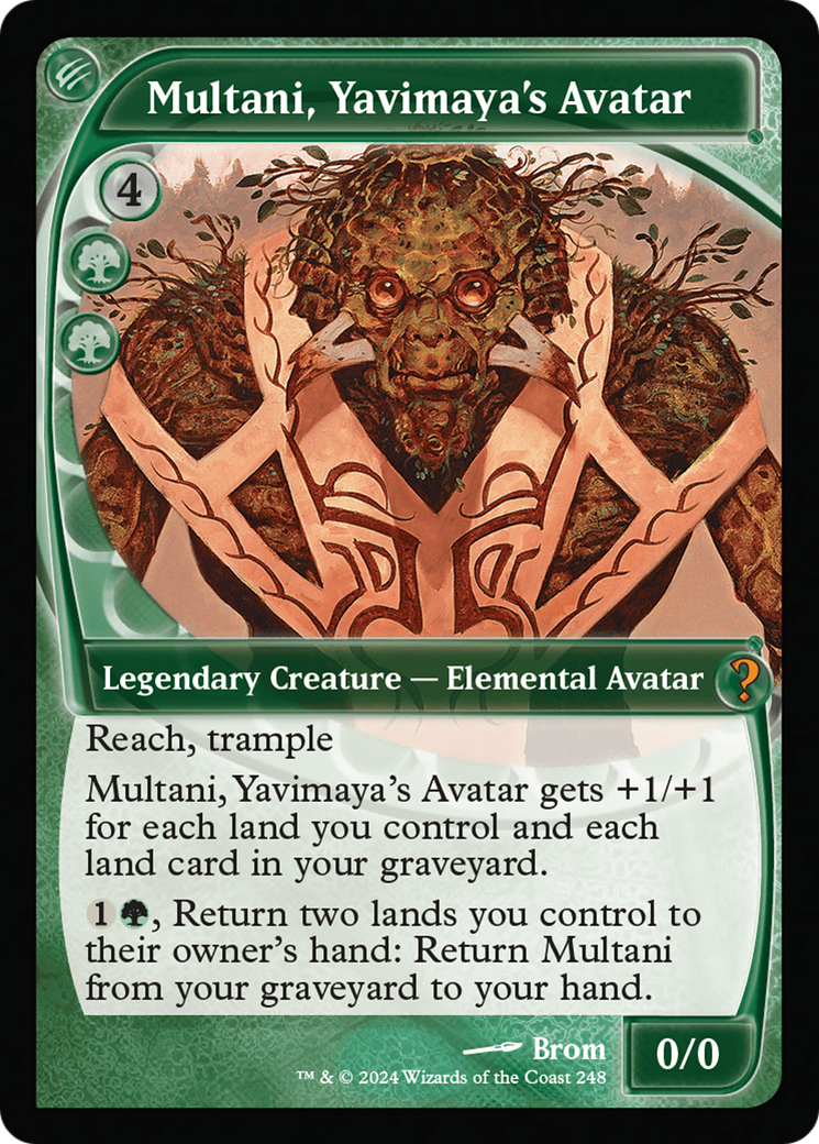 Multani, Yavimaya's Avatar (Future Sight) [Mystery Booster 2] | Enigma On Main