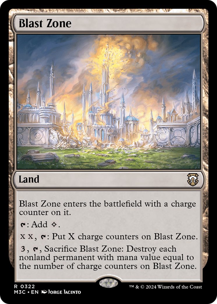 Blast Zone (Ripple Foil) [Modern Horizons 3 Commander] | Enigma On Main