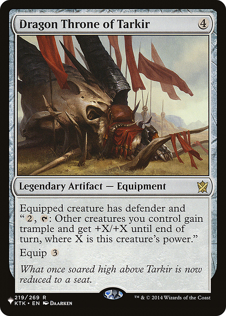 Dragon Throne of Tarkir [The List] | Enigma On Main