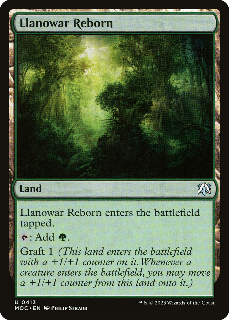Llanowar Reborn [March of the Machine Commander] | Enigma On Main