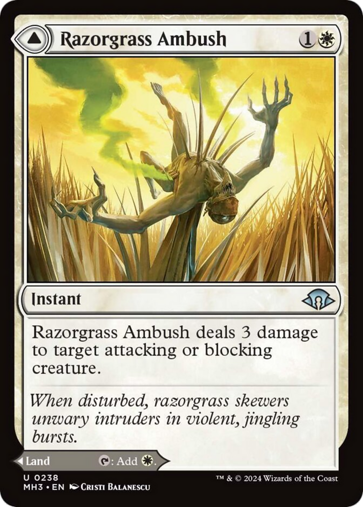 Razorgrass Ambush // Razorgrass Field [Modern Horizons 3] | Enigma On Main
