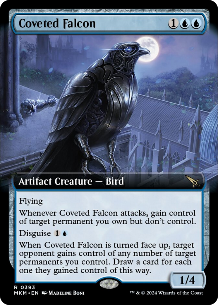 Coveted Falcon (Extended Art) [Murders at Karlov Manor] | Enigma On Main