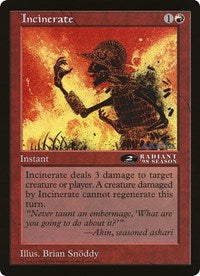 Incinerate (Oversized) [Oversize Cards] | Enigma On Main