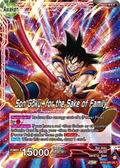 Son Goku // Son Goku, for the Sake of Family (BT21-001) [Wild Resurgence] | Enigma On Main