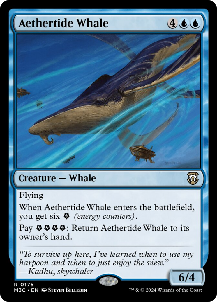 Aethertide Whale [Modern Horizons 3 Commander] | Enigma On Main