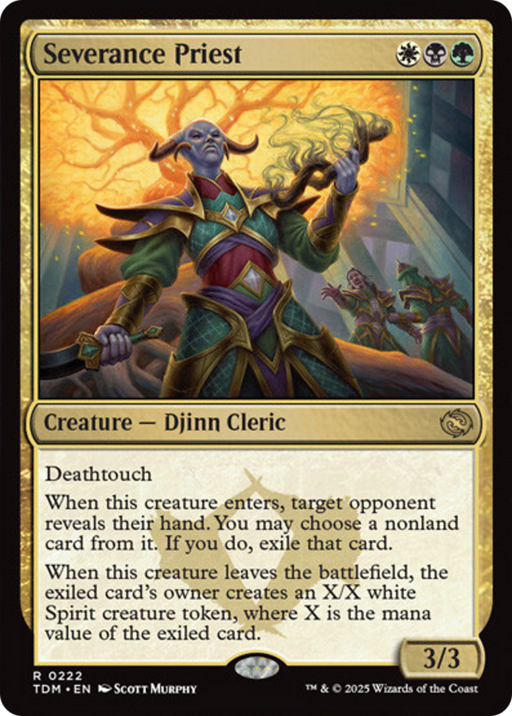 Severance Priest [Tarkir: Dragonstorm] | Enigma On Main