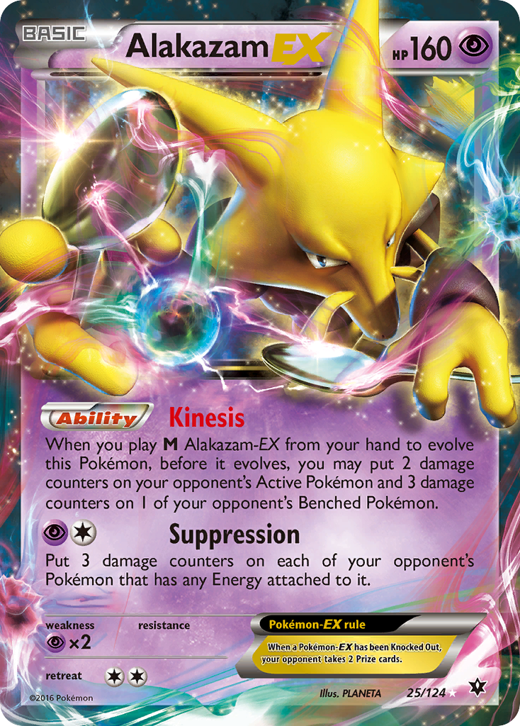 Alakazam EX (25/124) [XY: Fates Collide] | Enigma On Main