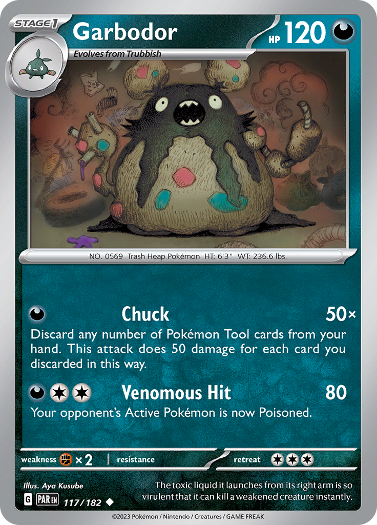Garbodor (117/182) [Scarlet & Violet: Paradox Rift] | Enigma On Main