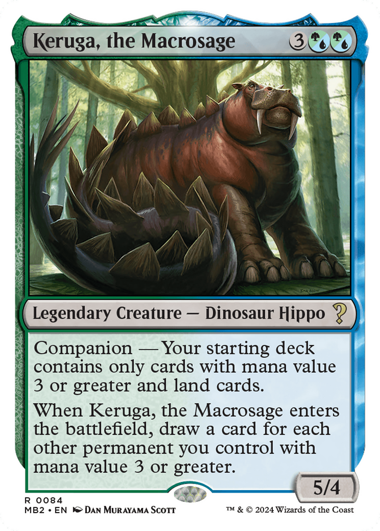 Keruga, the Macrosage (White Border) [Mystery Booster 2] | Enigma On Main