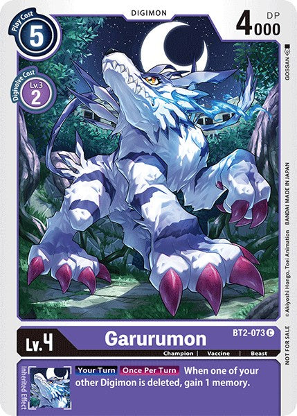 Garurumon [BT2-073] (Official Tournament Pack Vol.3) [Release Special Booster Promos] | Enigma On Main