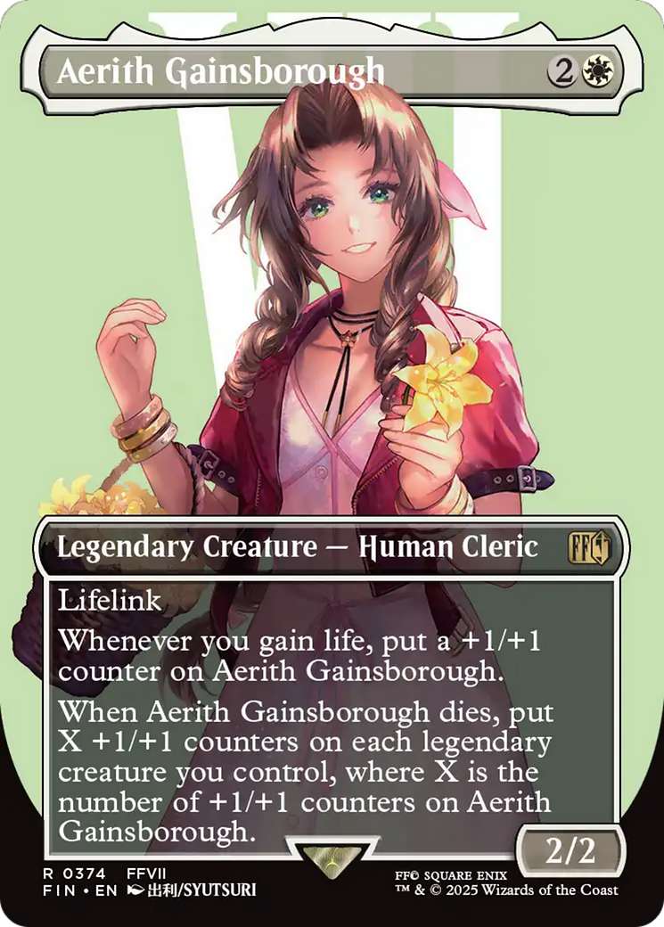 Aerith Gainsborough (Borderless) [FINAL FANTASY] | Enigma On Main