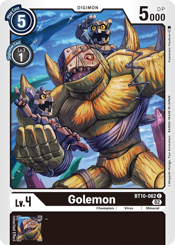 Golemon [BT10-062] [Xros Encounter] | Enigma On Main