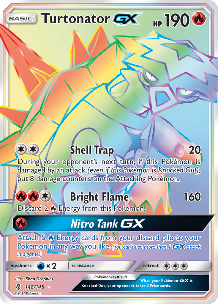 Turtonator GX (148/145) [Sun & Moon: Guardians Rising] | Enigma On Main