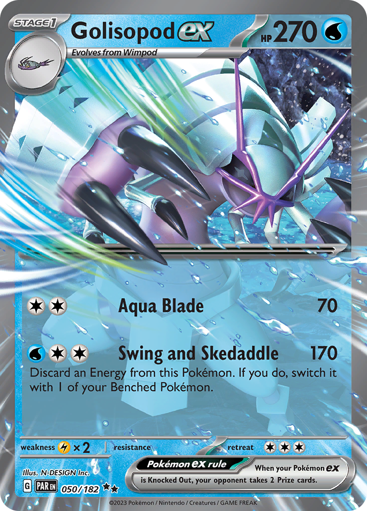 Golisopod ex (050/182) [Scarlet & Violet: Paradox Rift] | Enigma On Main