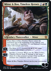 Minsc & Boo, Timeless Heroes (Promo Pack) [The Lost Caverns of Ixalan Promos] | Enigma On Main