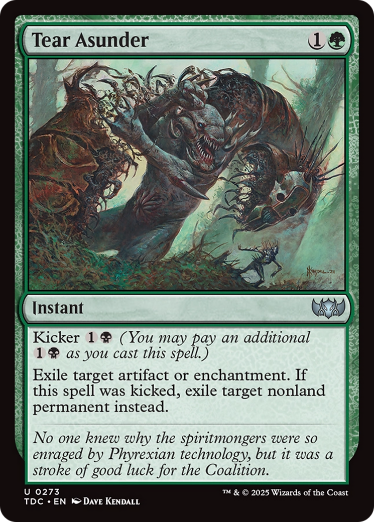 Tear Asunder [Tarkir: Dragonstorm Commander] | Enigma On Main