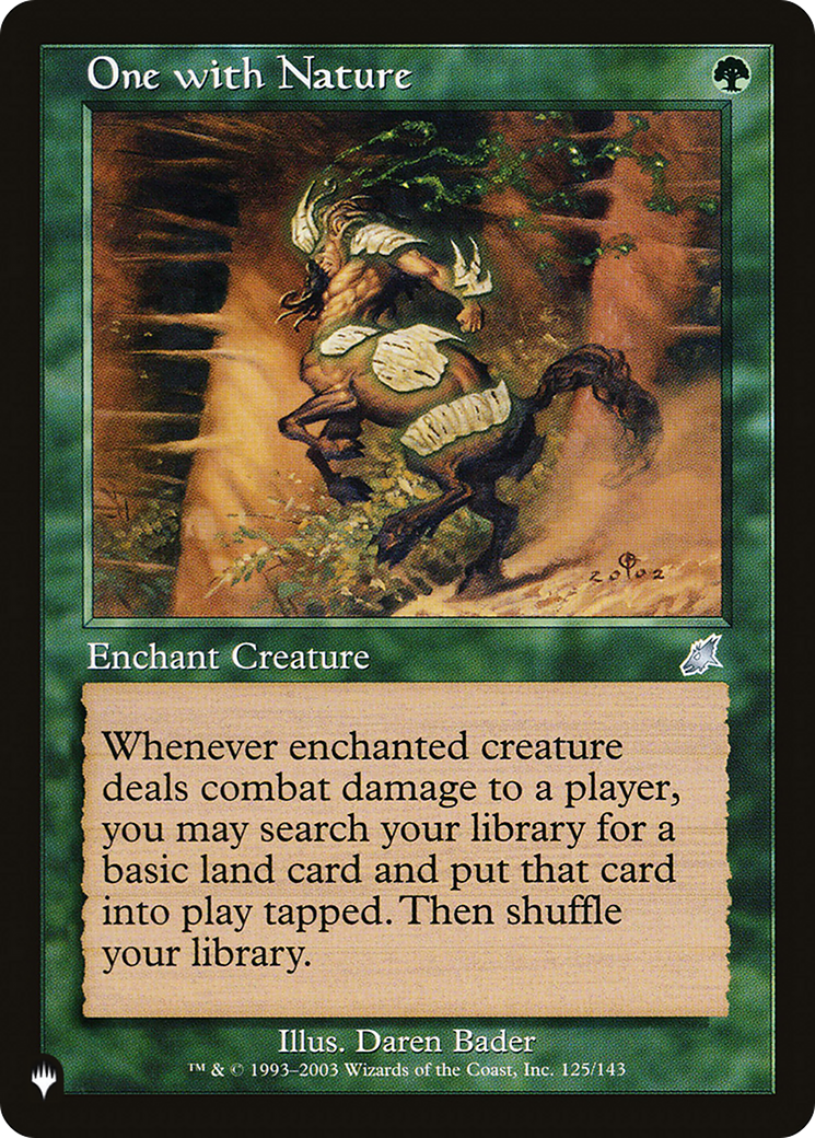 One with Nature [The List Reprints] | Enigma On Main