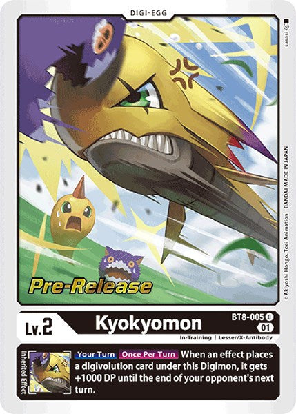 Kyokyomon [BT8-005] [New Awakening Pre-Release Cards] | Enigma On Main