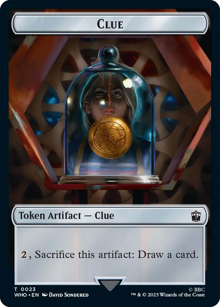 Clue Token [Doctor Who Tokens] | Enigma On Main