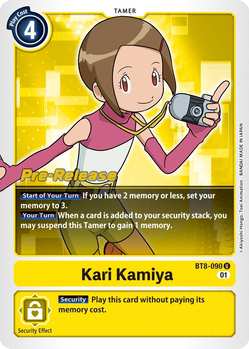 Kari Kamiya [BT8-090] [New Awakening Pre-Release Cards] | Enigma On Main