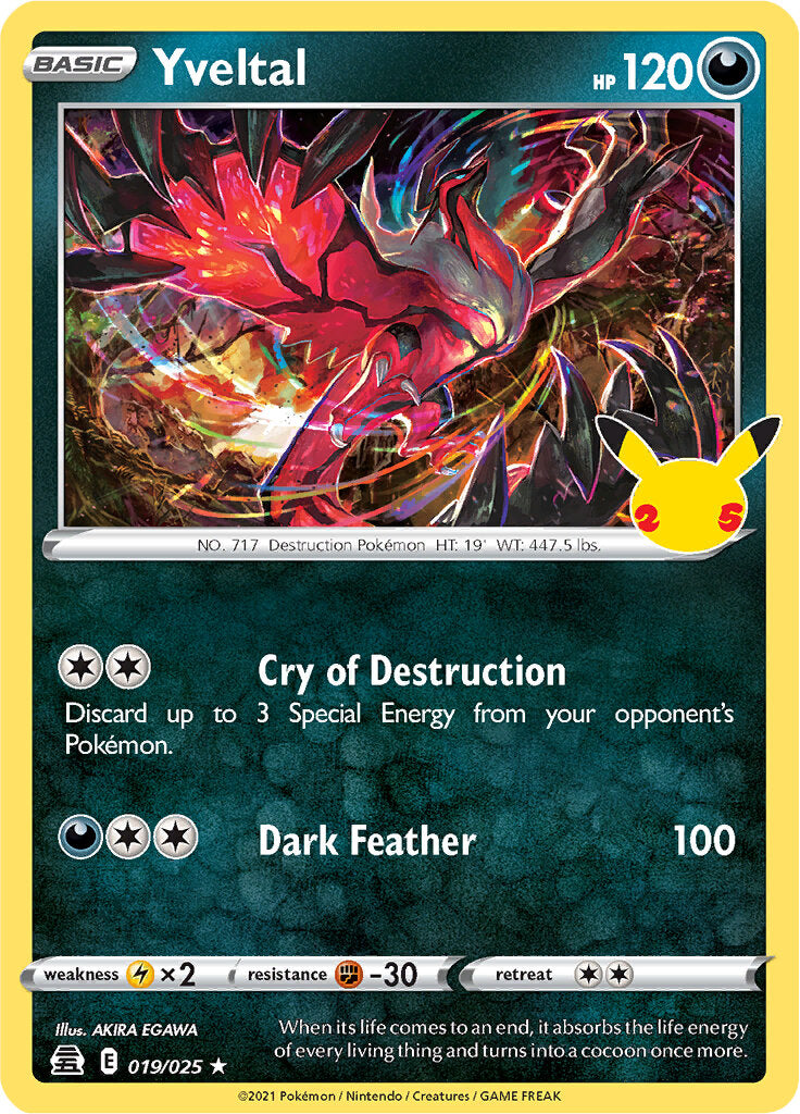 Yveltal (019/025) [Celebrations: 25th Anniversary] | Enigma On Main