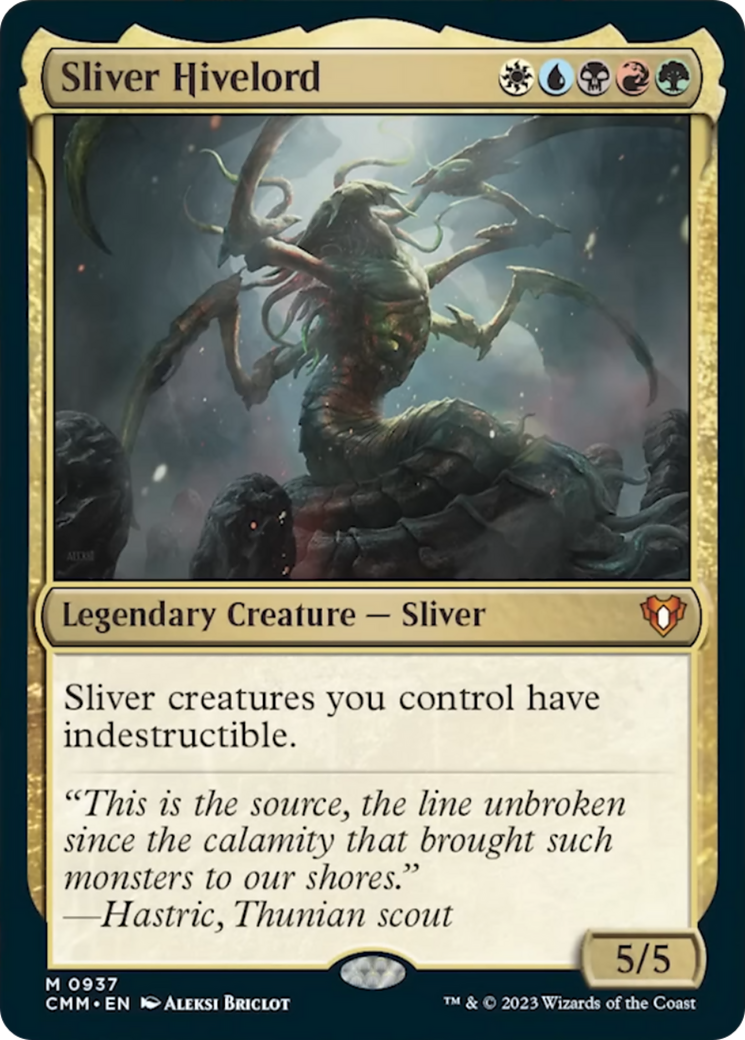 Sliver Hivelord [Commander Masters] | Enigma On Main