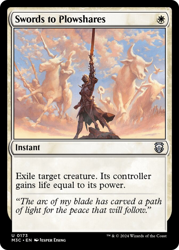 Swords to Plowshares (Ripple Foil) [Modern Horizons 3 Commander] | Enigma On Main