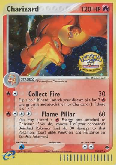 Charizard (100/97) (National Championship 2004) [League & Championship Cards] | Enigma On Main