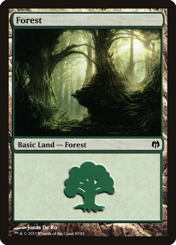 Forest (80) [Duel Decks: Heroes vs. Monsters] | Enigma On Main
