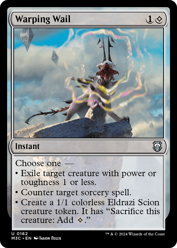 Warping Wail (Ripple Foil) [Modern Horizons 3 Commander] | Enigma On Main