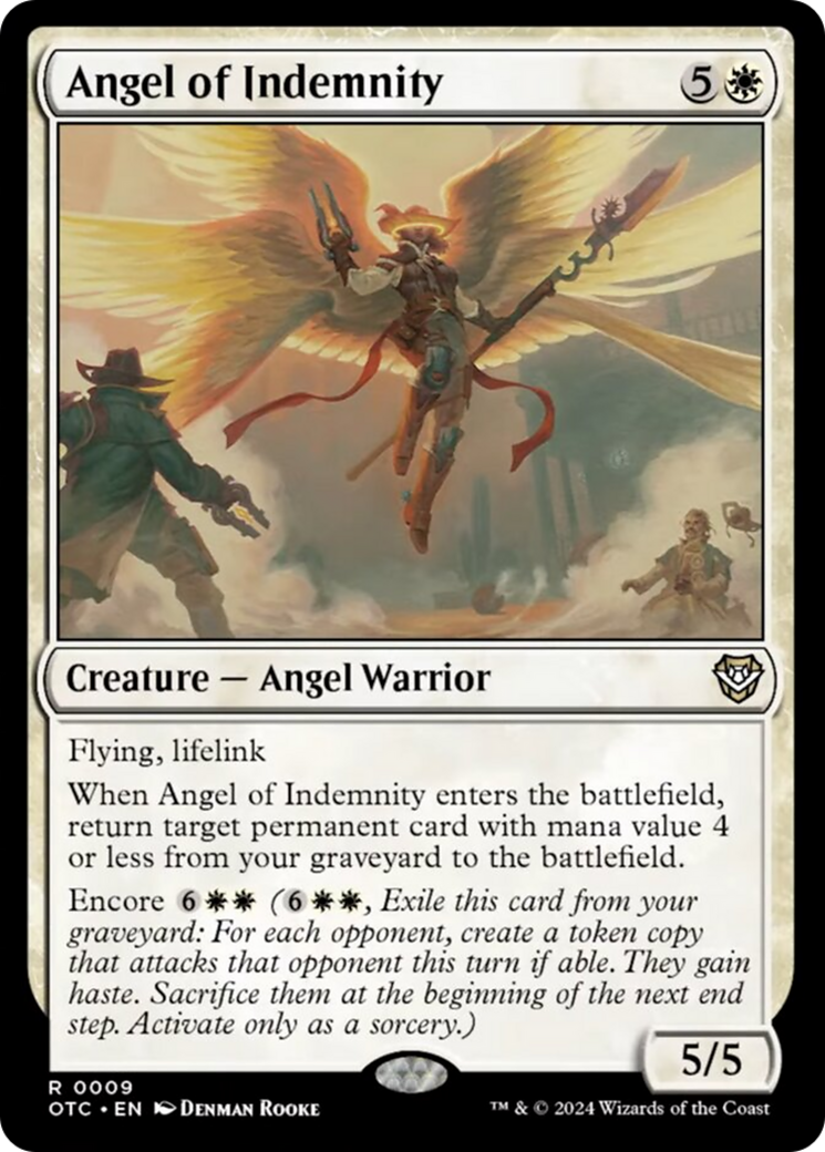 Angel of Indemnity [Outlaws of Thunder Junction Commander] | Enigma On Main