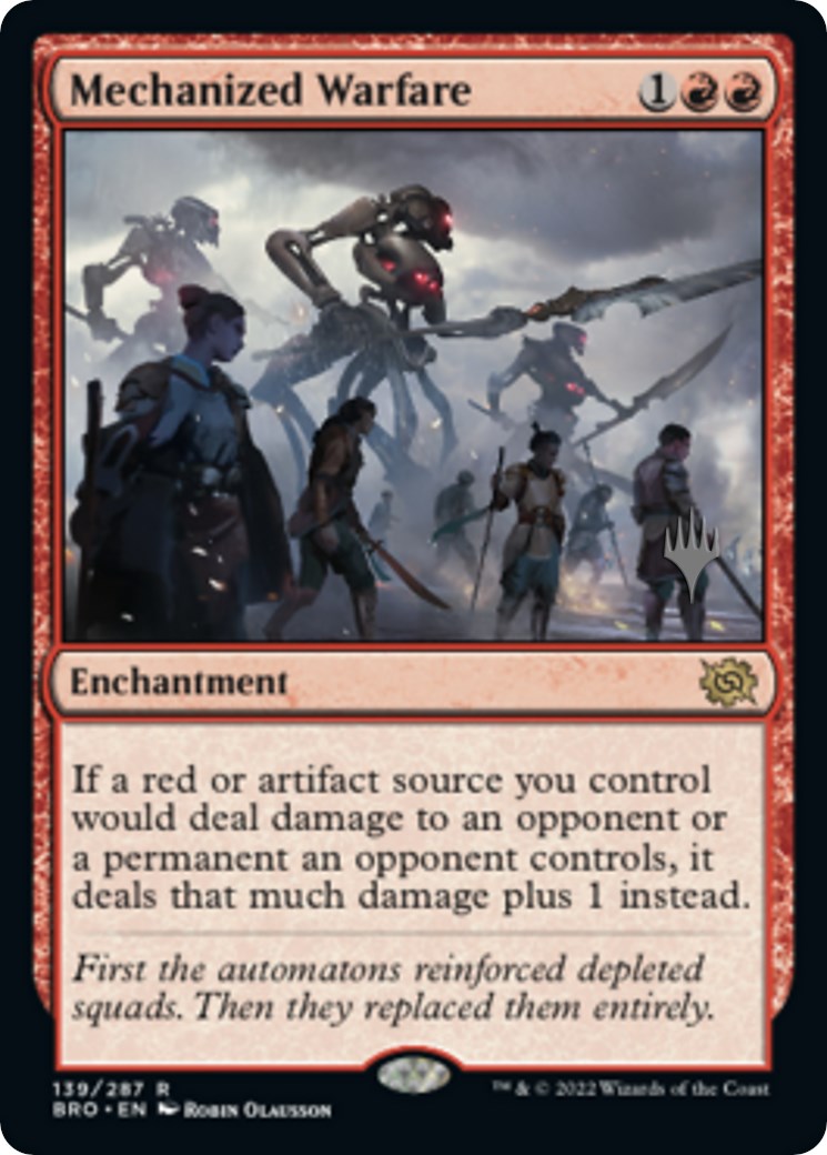 Mechanized Warfare (Promo Pack) [The Brothers' War Promos] | Enigma On Main