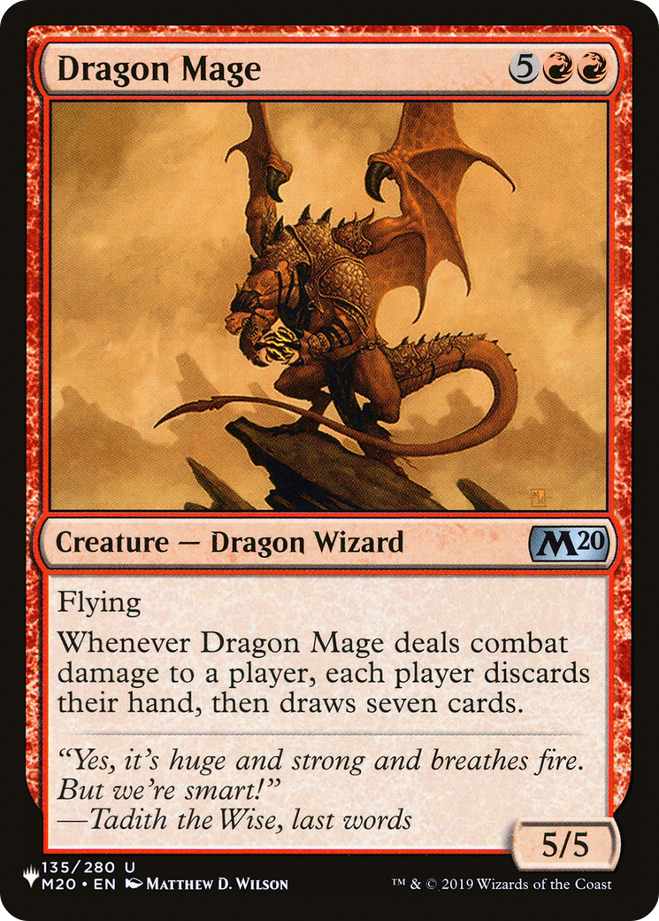 Dragon Mage [The List Reprints] | Enigma On Main