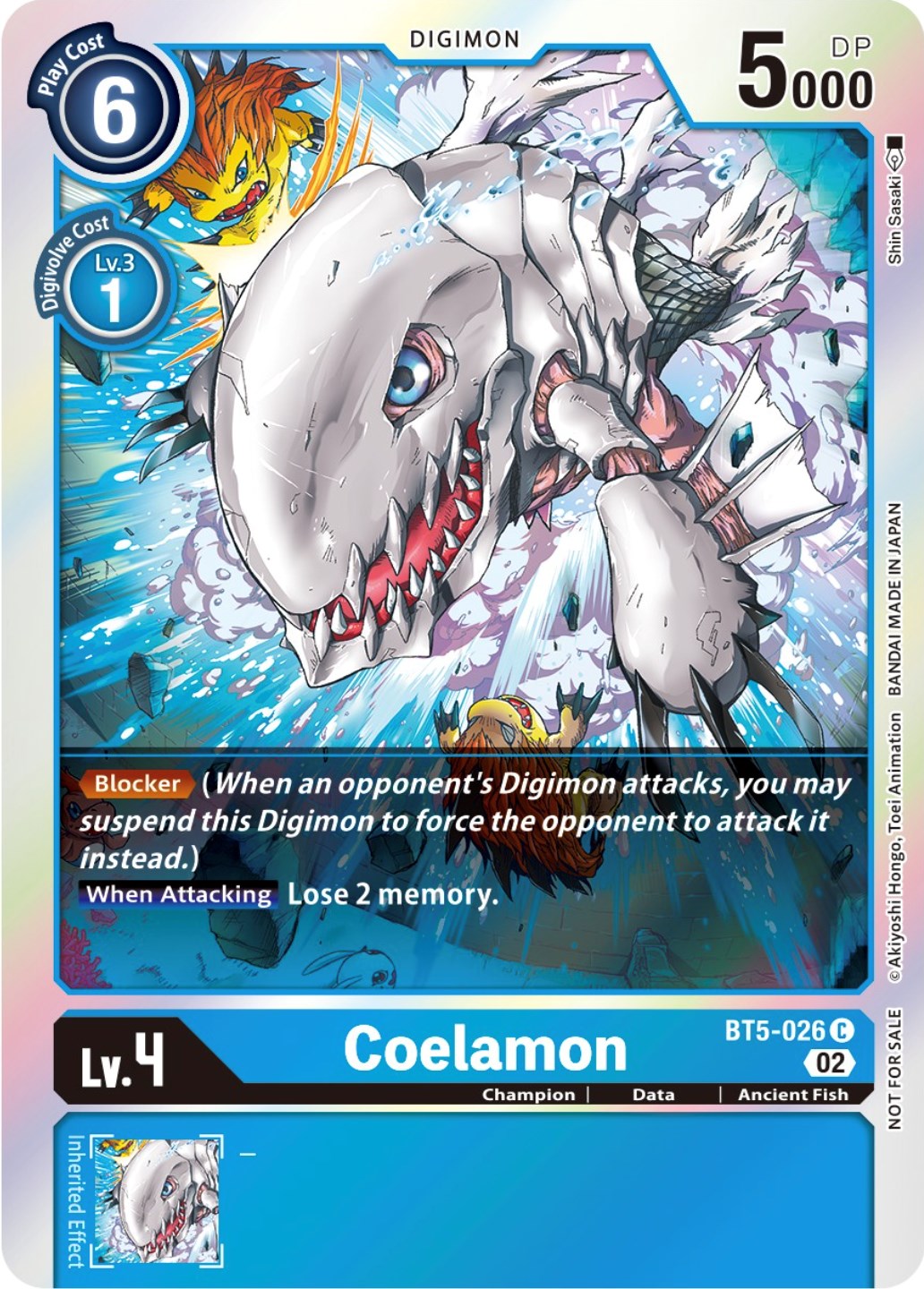 Coelamon [BT5-026] (Official Tournament Pack Vol. 7) [Battle of Omni Promos] | Enigma On Main