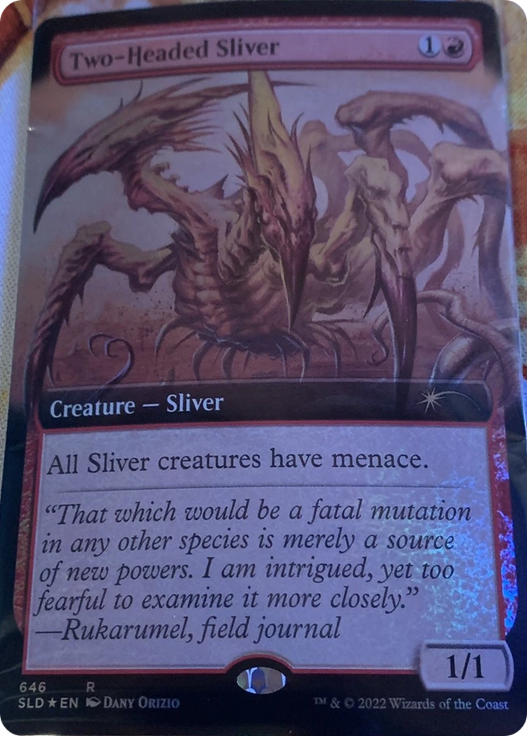 Two-Headed Sliver (Extended Art) [Secret Lair Drop Promos] | Enigma On Main