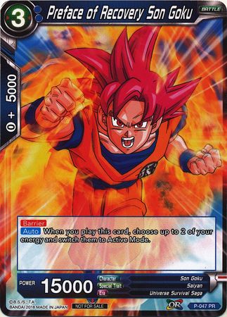 Preface of Recovery Son Goku (P-047) [Promotion Cards] | Enigma On Main