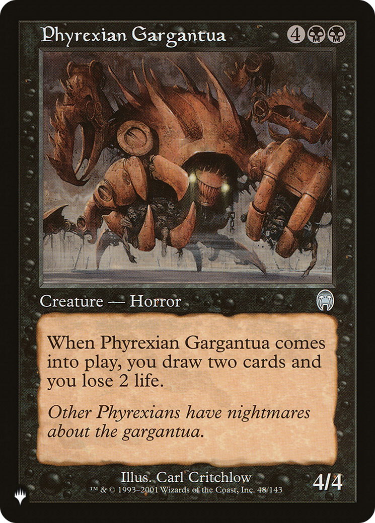 Phyrexian Gargantua [The List Reprints] | Enigma On Main