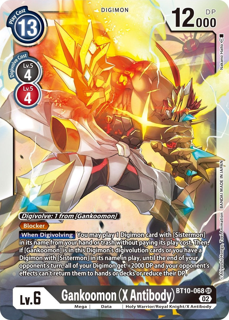 Gankoomon (X Antibody) [BT10-068] [Xros Encounter] | Enigma On Main