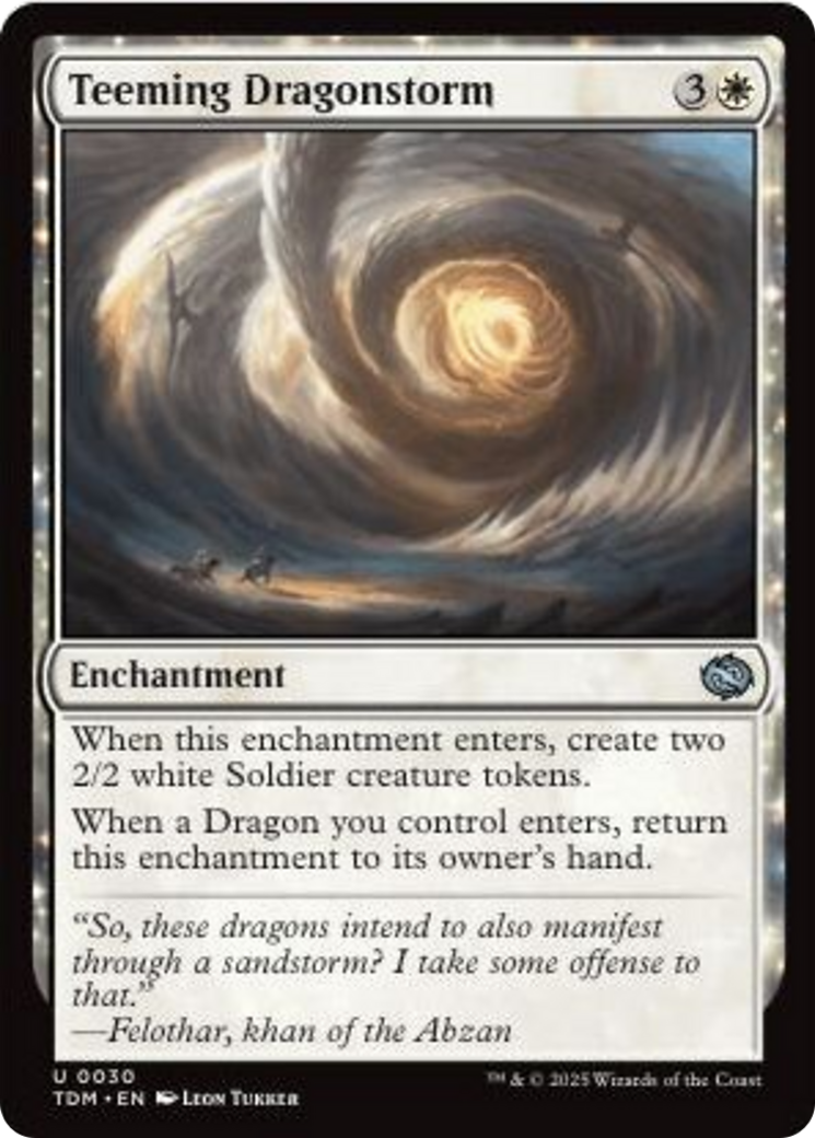 Teeming Dragonstorm [Tarkir: Dragonstorm] | Enigma On Main