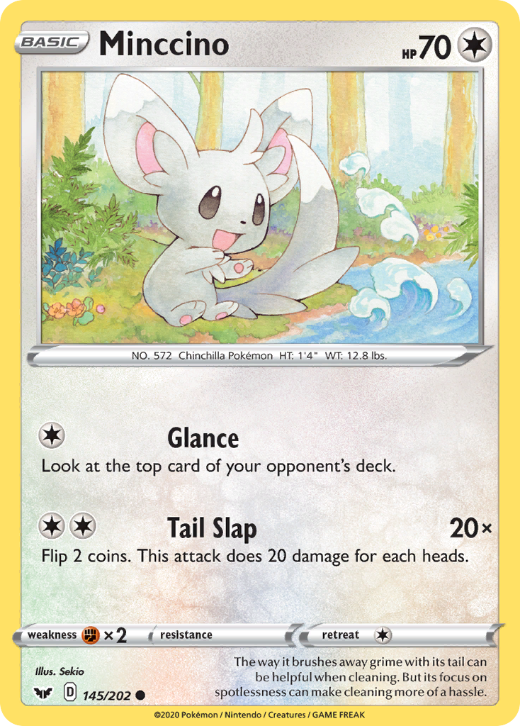 Minccino (145/202) [Sword & Shield: Base Set] | Enigma On Main