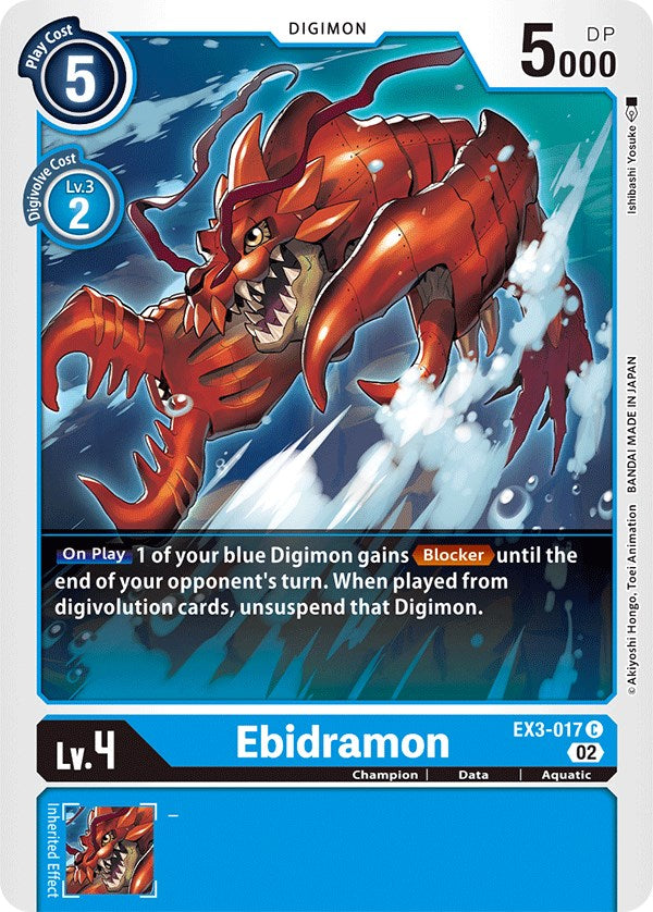 Ebidramon [EX3-017] [Draconic Roar] | Enigma On Main